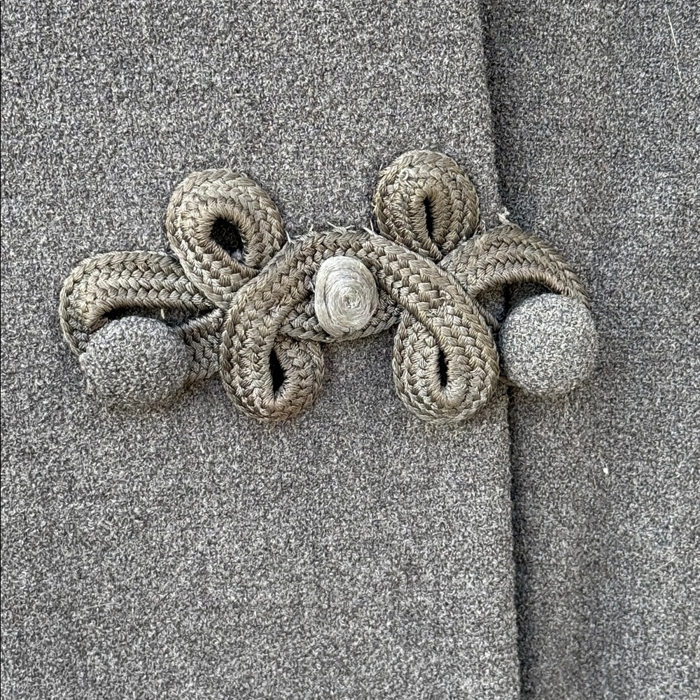 1950s VINTAGE Junior maid by JOCARDI wool swing Coat with mink Collar M/L - Picture 10 of 17